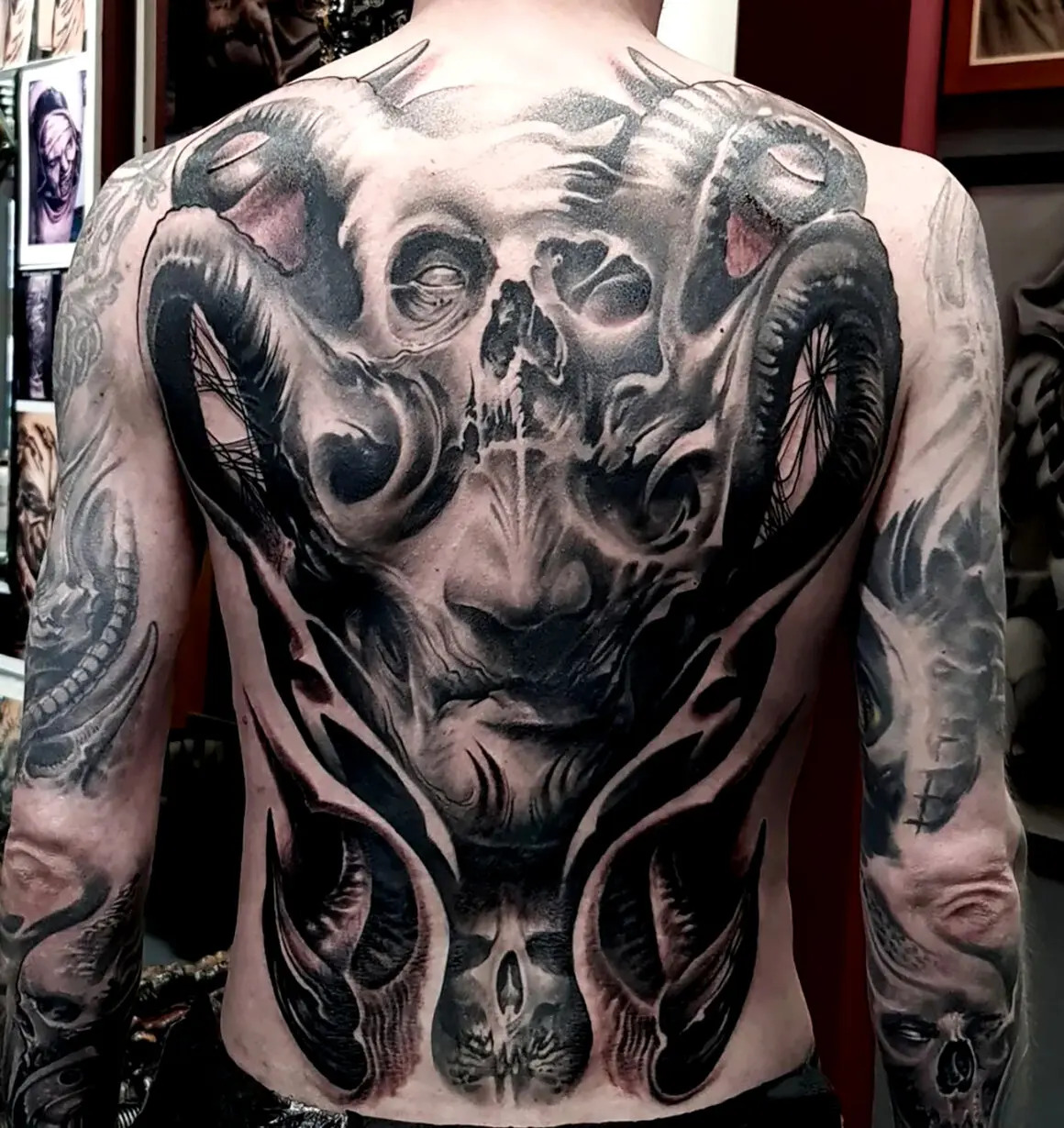 Skull Back Piece