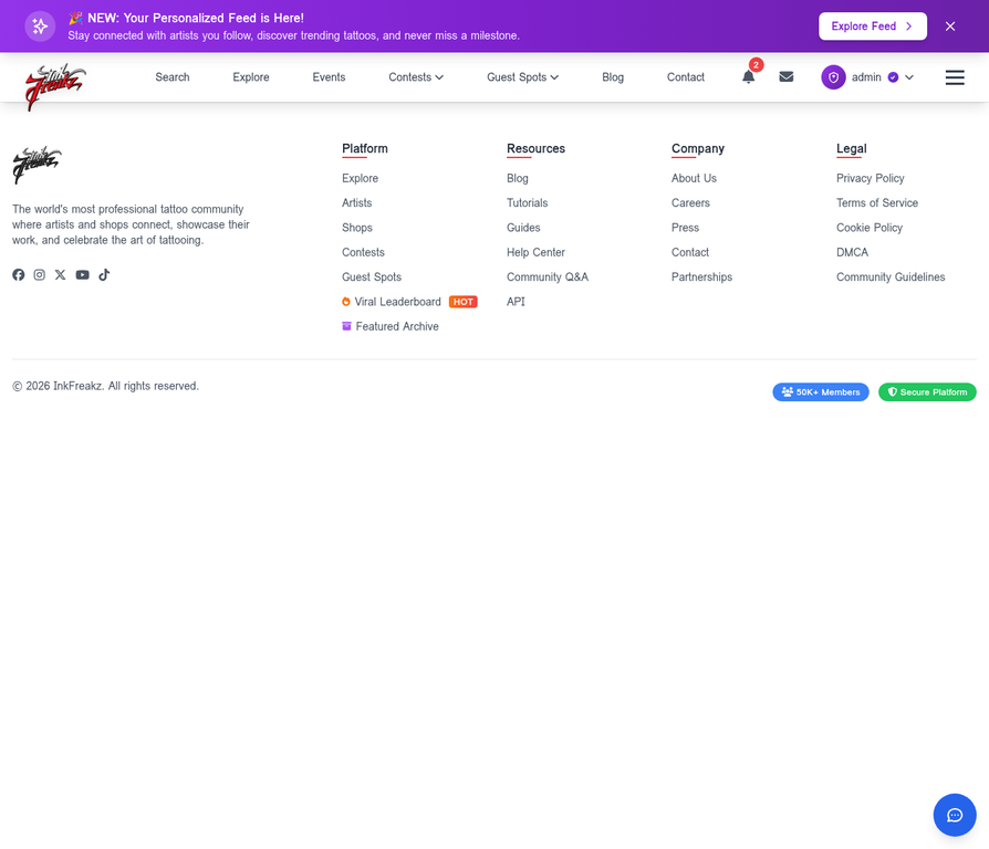 InkFreakz Artist Profile