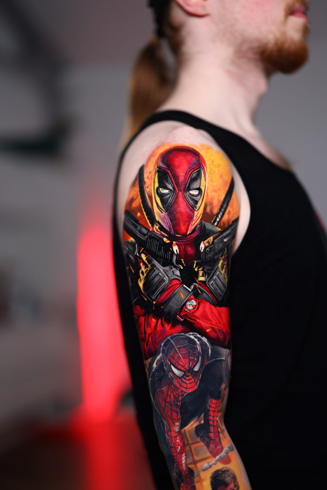 Deadpool & Spiderman Sleeve