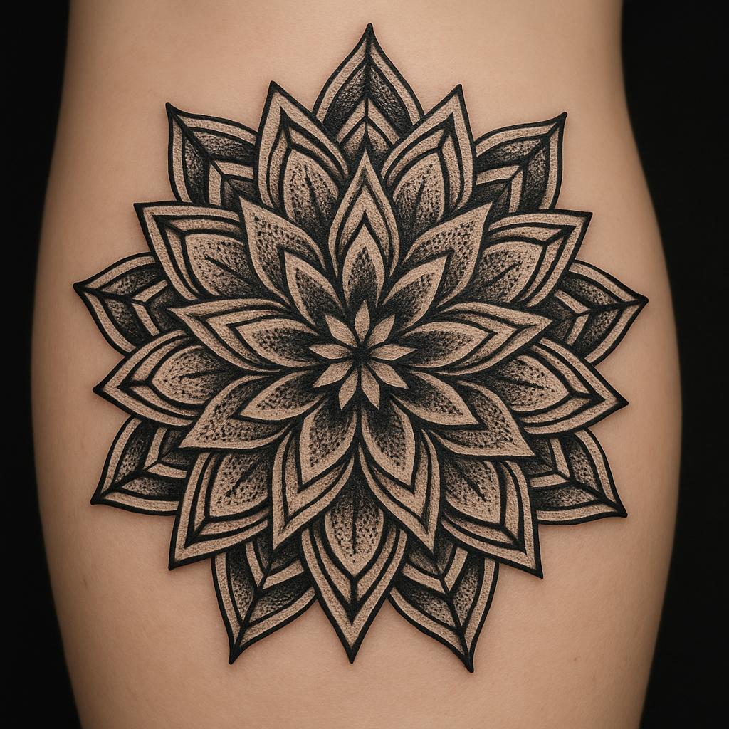 Blackwork Mandala