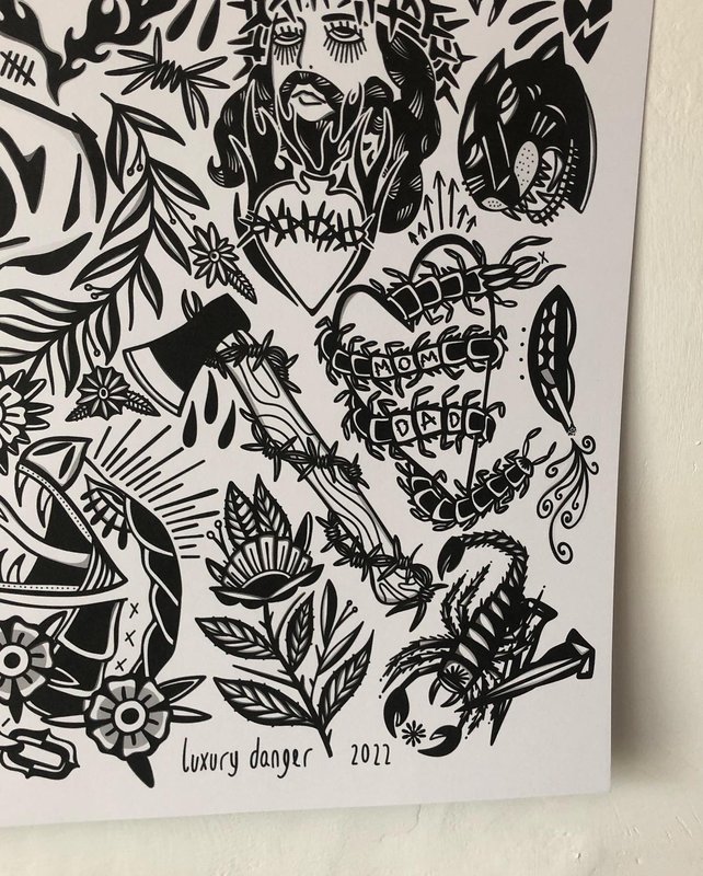 Japanese Tattoo Art — Signed Fine Art Print